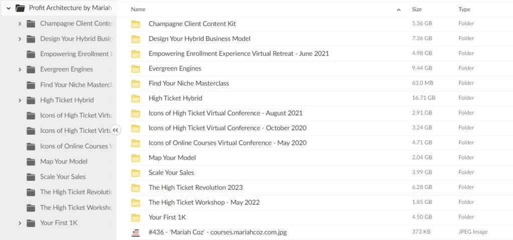 Mariah Coz – Profit Architecture