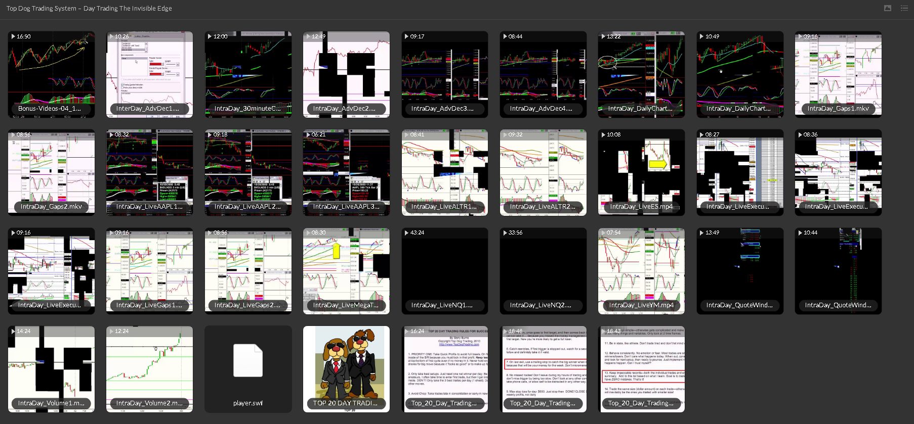 Top Dog Trading System - Day Trading The Invisible Edge proof