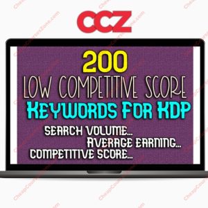 200 Low Competitive Score Keywords KDP