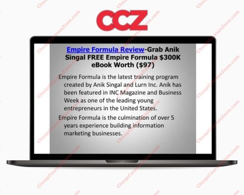 Anik Singal Empire Formula 2020