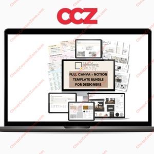 Clare Le Roy The Complete Canva and Notion Template Bundle for Designers
