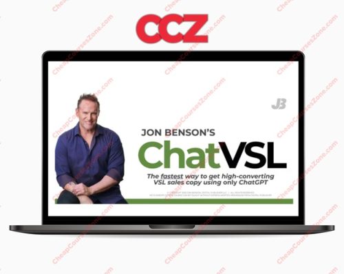 Jon Benson ChatVSL Create and even sell high-converting VSLs using only ChatGPT