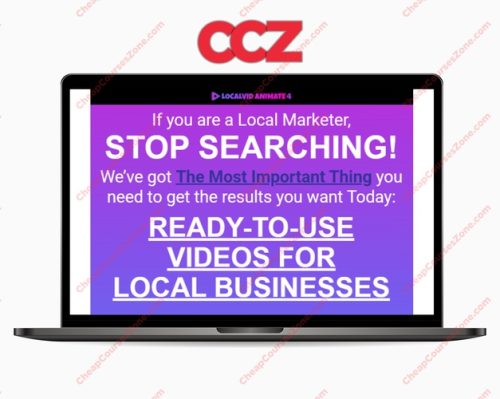 LocalVid Animate 4 OTO READY-TO-USE VIDEOS FOR LOCAL BUSINESSES Launching 22 July 2021