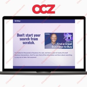 Michael Girdley How To Find A Great Business To Buy