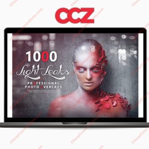 1000 Professional Light Leaks Photo Overlays