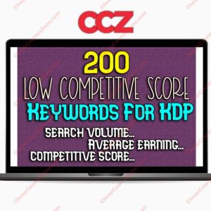 200 Low Competitive Score Keywords KDP