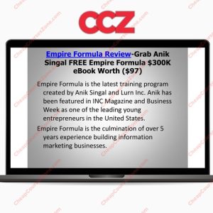 Anik Singal Empire Formula 2020