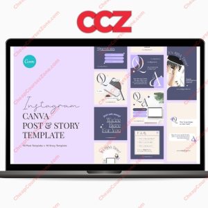 Minimalist Elegant FAQ Canva Instagram Post and Stories Template