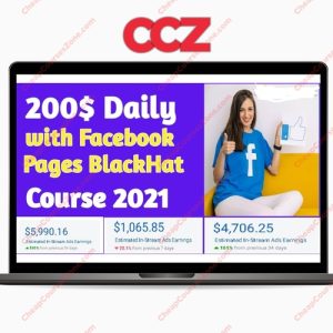 SUPER HOT SHARE 200Day With Facebook Pages Black Hat Course 2021 Video Course Step By Step